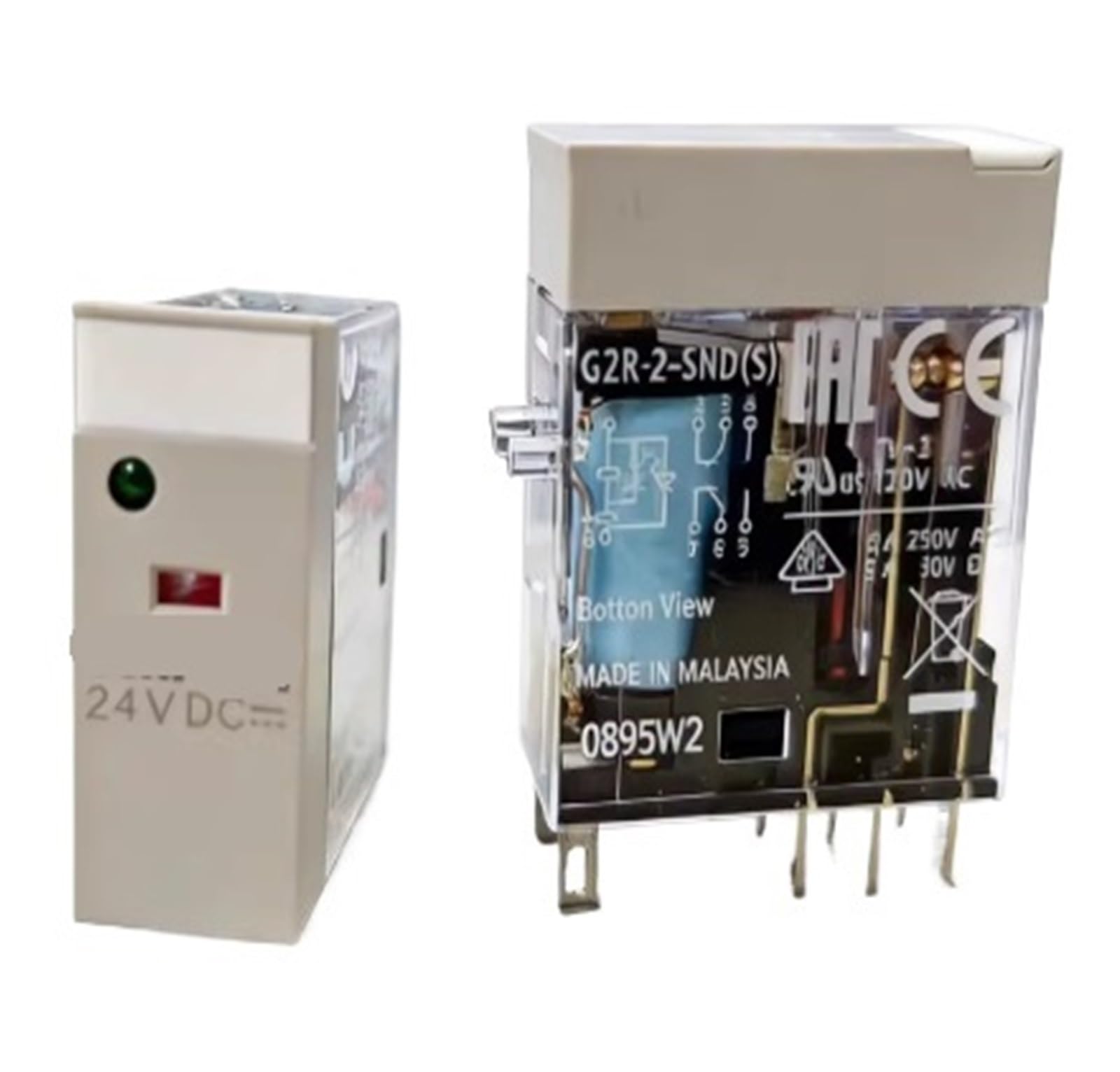 Relais G2R-2-SND haute précision pour armoire électrique industrielle