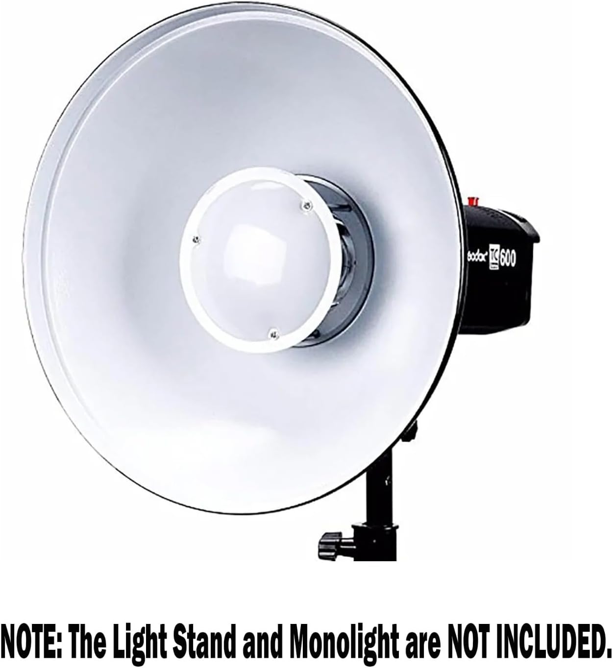 Godox 16.5inch/42cm White Beauty Dish Bowens Mount Reflector w/Honeycomb and White Diffuser, Light Modifier for Bowens Mount Studio Strobe Flash Monolight for Godox SK400II, AD600Pro, AD600BM, MS300