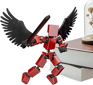 3D-gedruckte Actionfiguren, coole Actionfiguren, beweglicher Roboter, Lernspielzeug zum Bauen, für Kinder, Jugendliche, Erwachsene, Geburtstag, Zuhause