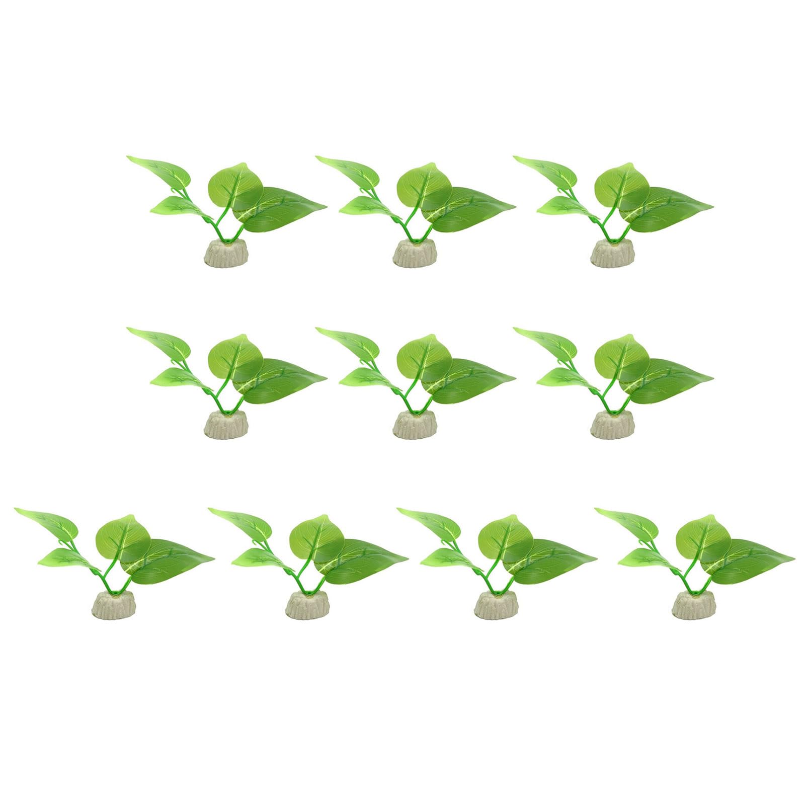Hsioluted 10PCS Aquariums Ornament AquaPlants Fish Tanks Decoration Aquatic Plant Fish Tanks Landscaping Plant Aquarium Landscaping Accessories