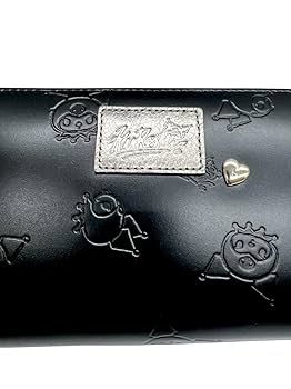 サンリオ クロミ ナダヤ 財布 長財布 可愛い ウォレット ブラック 黒 本革 67063-40-