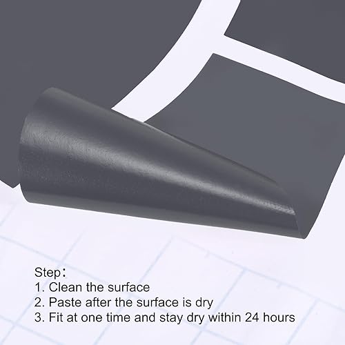 Miniatura 10 de PATIKIL Adhesivo de huellas de 8 x 3.3 pulgadas, 4 pares de zapatos de PVC para decoración de clase, guía de escaleras, color azul