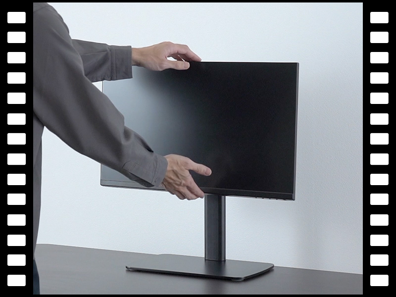 Amazon.co.jp: サンワダイレクト モニタースタンド 卓上 32インチ対応