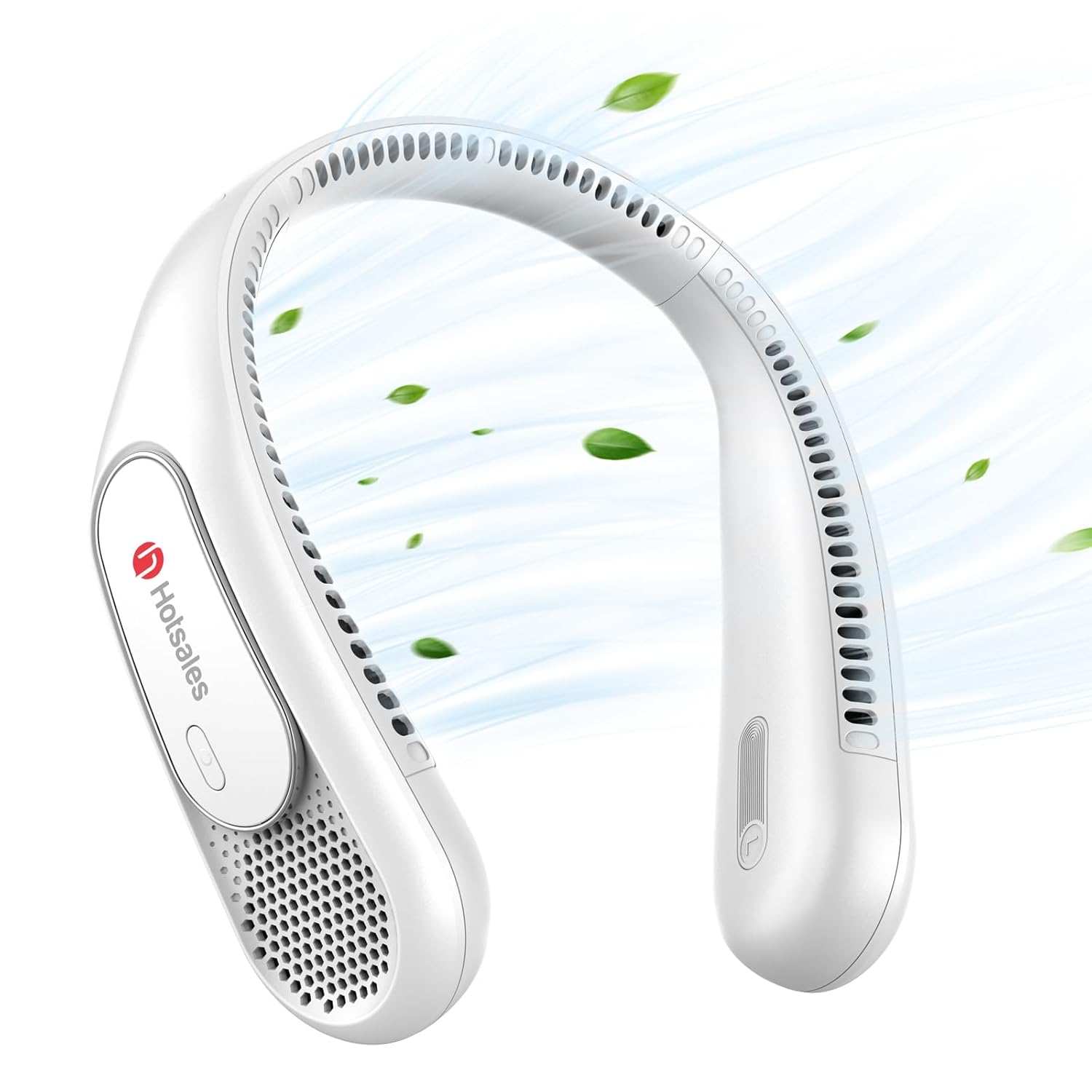 Hotsales Neck Fan Hands Free Bladeless Neck Fans Portable Rechargeable 6000 mAh Battery Operated Wearable Personal Fan Cooling