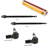 Vista 127 de Metrix Premium Chassis Parts - Kit de 4 piezas de extremos de barra de acoplamiento frontal exterior e interior compatible con Nissan Pathfinder