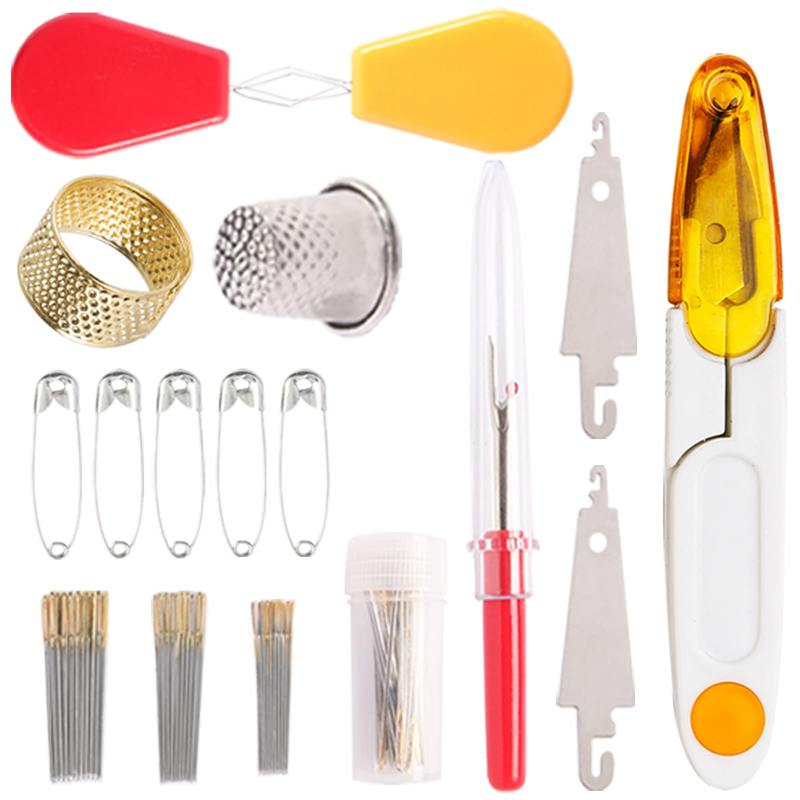 Peirich Stickgarn-Set, enthält Sticktwist in 158 Farben mit 3-stöckigen Organizer Aufbewahrungsbox mit Sticksets für Freundschaftsarmbänder, Kreuzstich Big Box