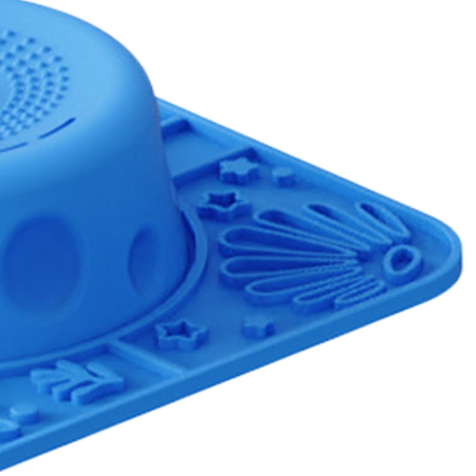 Cuenco Lamedor Perruno Dispensador de Silicona con Bola Giratoria | Juguete Lamedor Perruno Para Lamer Y Alimentar Con Comida Para Cachorros, Yogur, Puré De Carne Y Premios