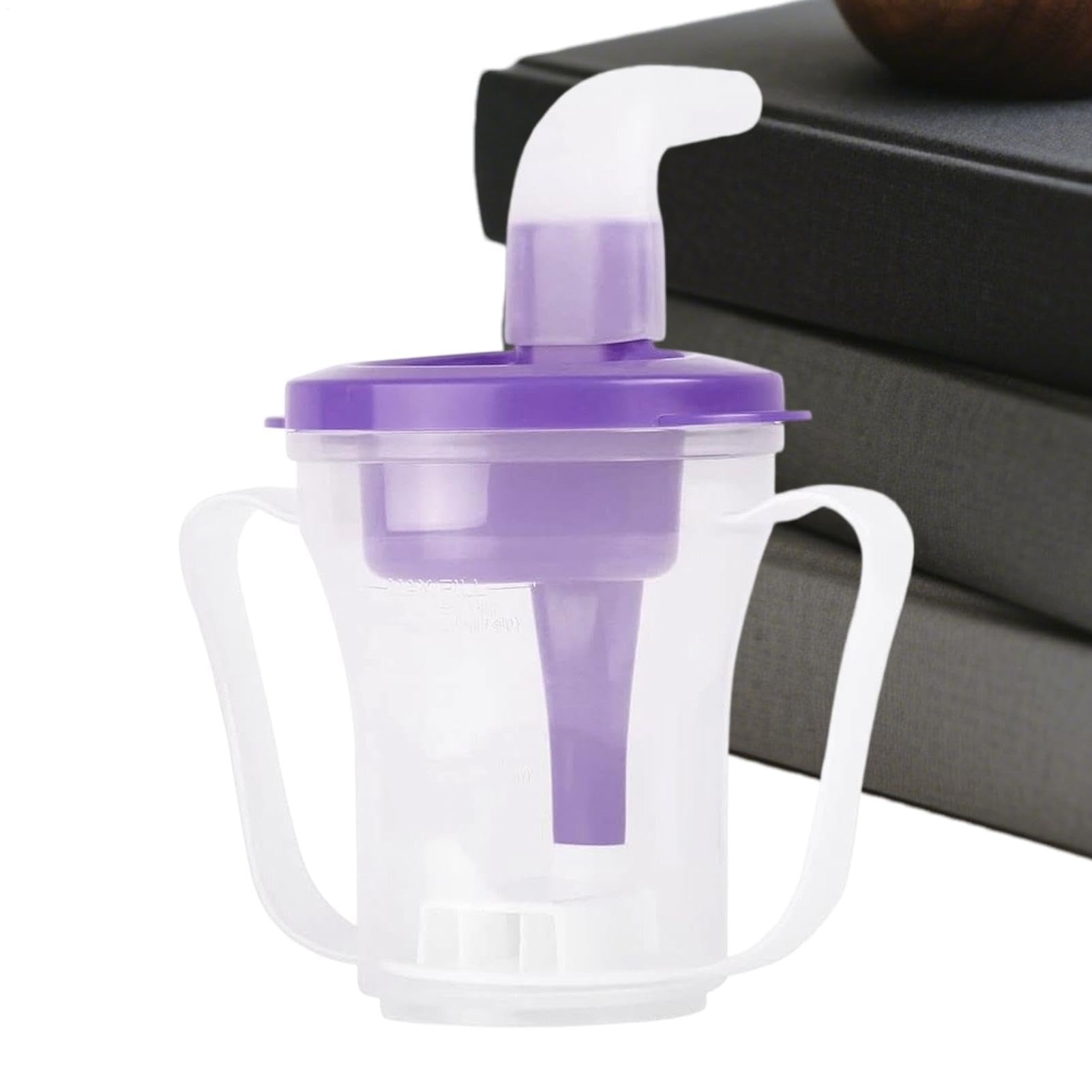 Vaso para trastornos de la deglución 5 o 10 botella con control de succión