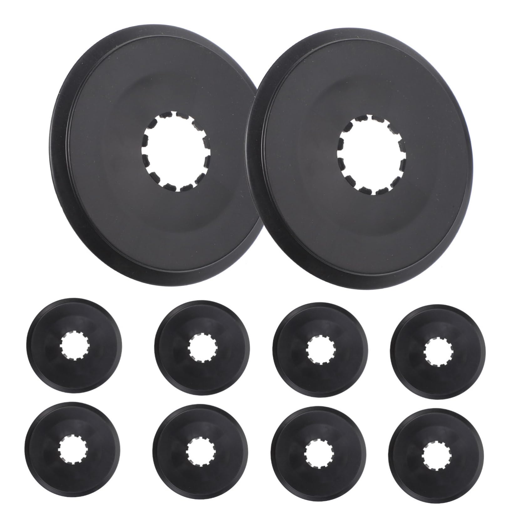 GALPADA 10pcs Flywheel Guard for Mountain Bikes Spoke Protector Bicycle Mud Guard Plastic Material