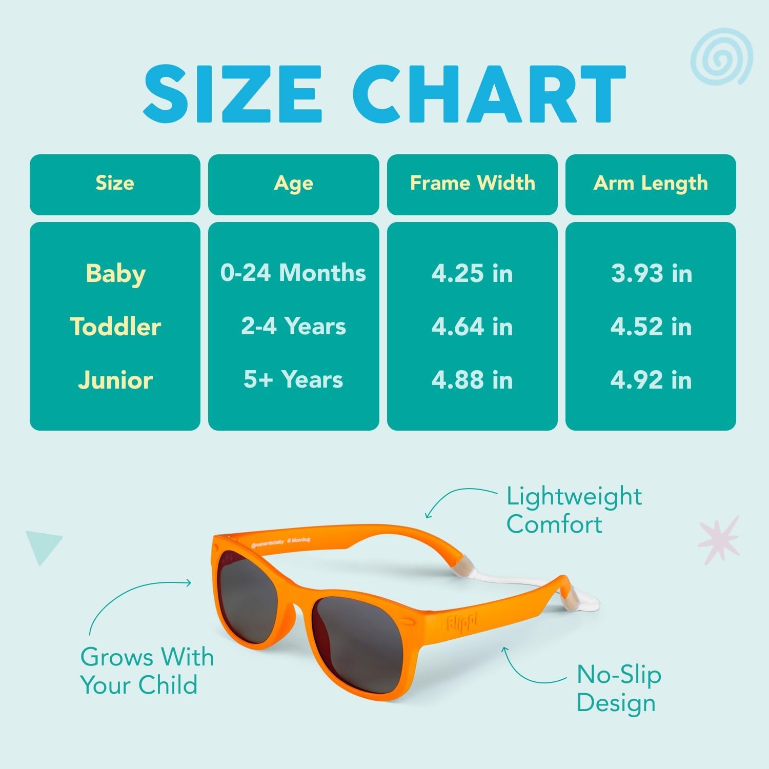 Blippi Sunglasses - Unbreakable Polarized Glasses for Active Kids - BPA Free UV Protection