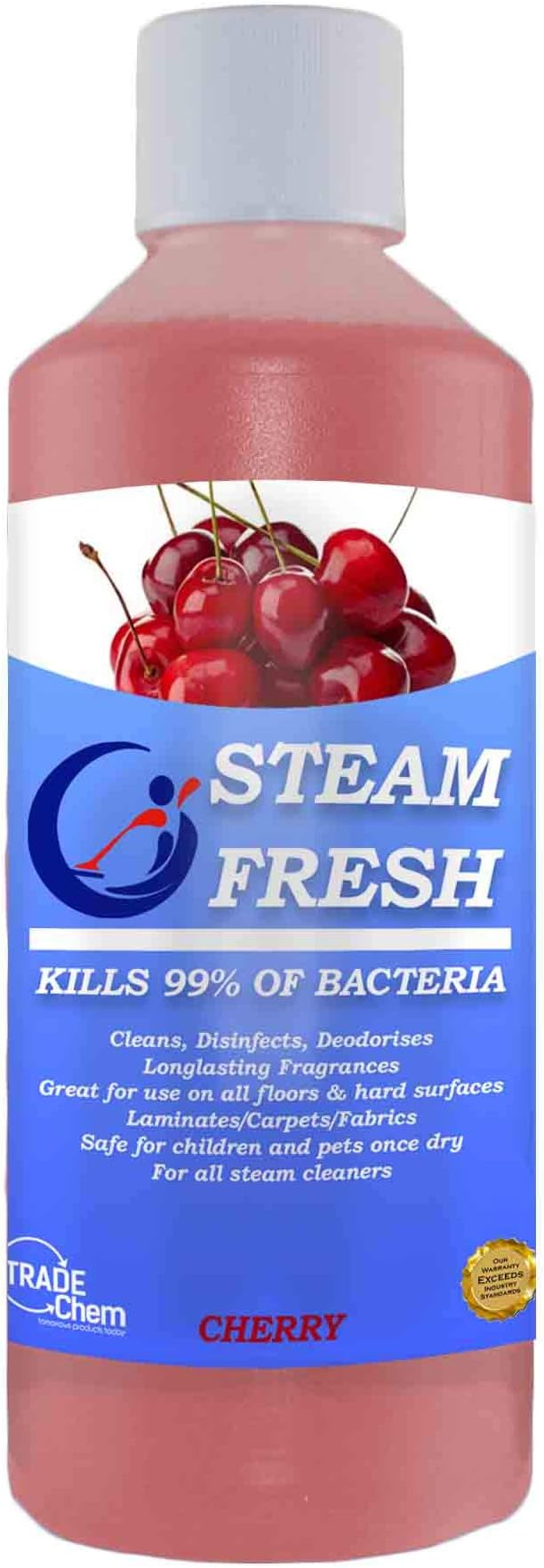 Steam Cleaning Detergent Solution Cleaner Fluid- Steam Fresh 500ml (Cherry)