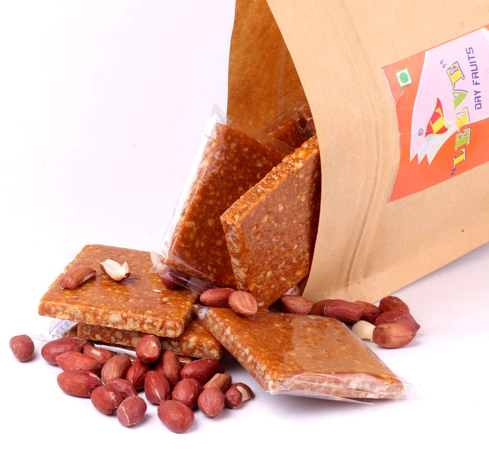 LEEVE DRY FRUITS Crushed Peanut Groundnut Chikkis Nuritious 200 gmas - Image 6 thumbnail