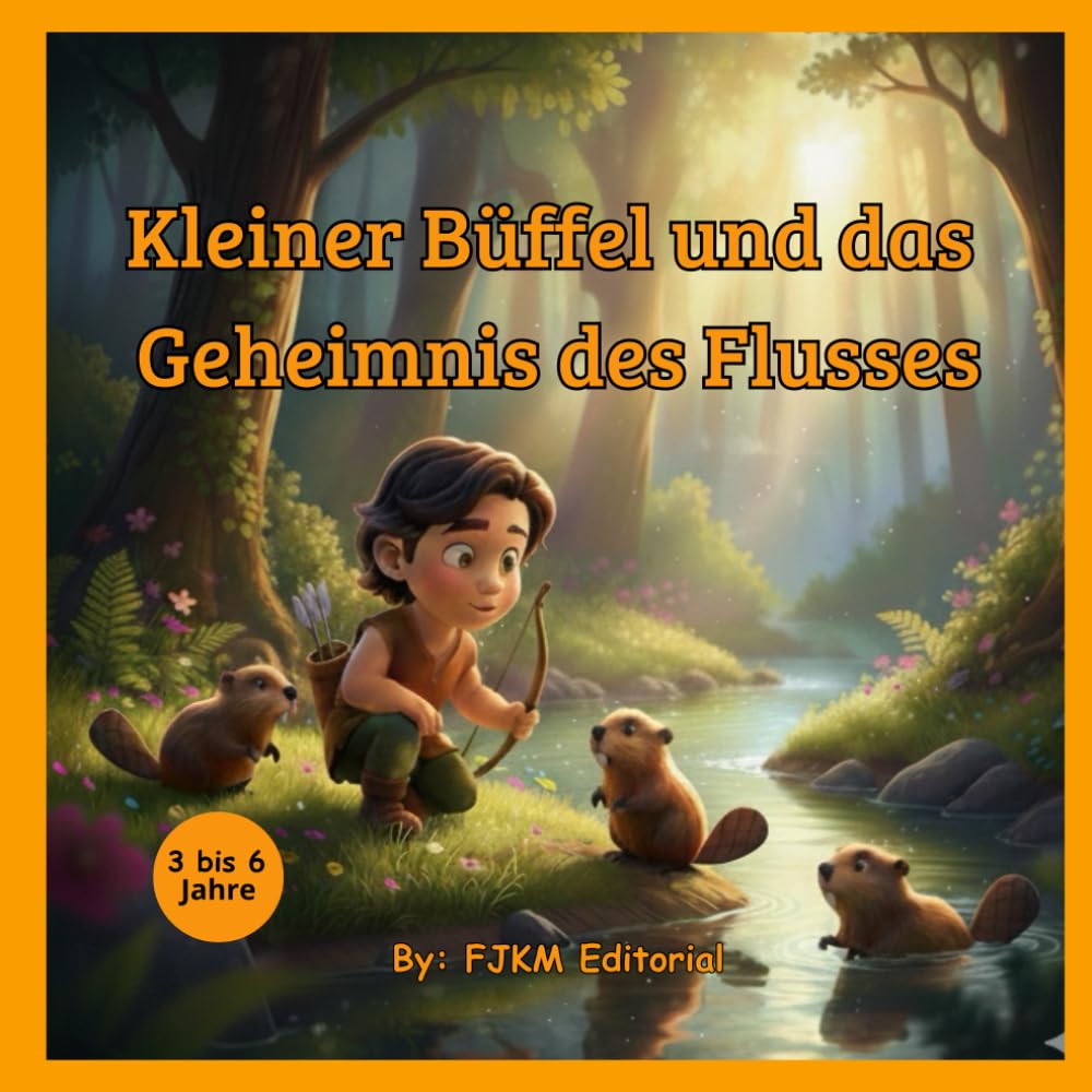 Kleiner Büffel und das Geheimnis des Flusses: Ein Kinderbuch über Tiere, Natur und Mut (3-6 Jahre).