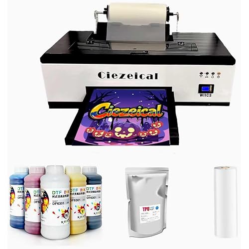 US Ship DTF Printer A3 1390 is Very Suitable for The Small Bussiness DIY Entrepreneurs, Workers, Newbies Do Yourself Distinctive Design Clothing, Shoes,Hats,Bags