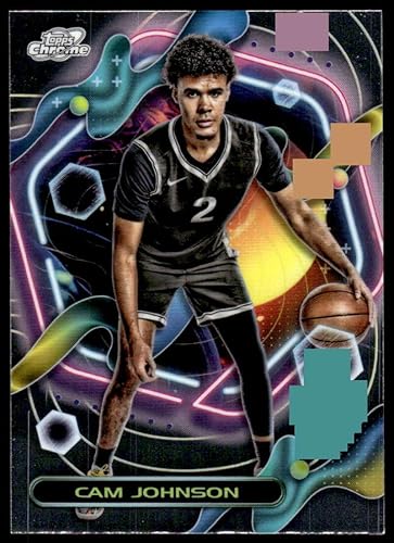 2023-24 Topps Chrome Cosmic #14 Cam Johnson Brooklyn Nets Basketball Base Trading Card