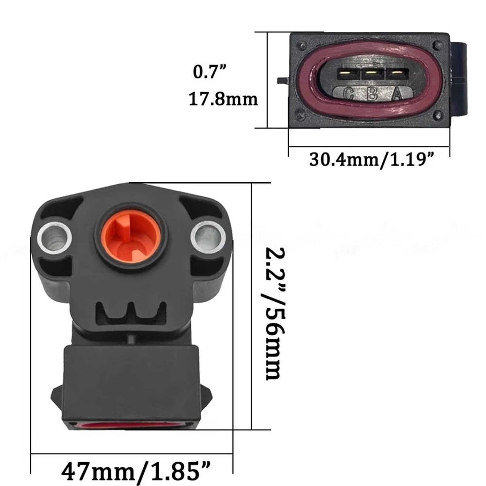 Sensore acceleratore per Auto Compatibile con Explorer, Aerostar e Ranger. Sensore acceleratore per Auto OEM: F07F9B989BA, F37Z9B989B.