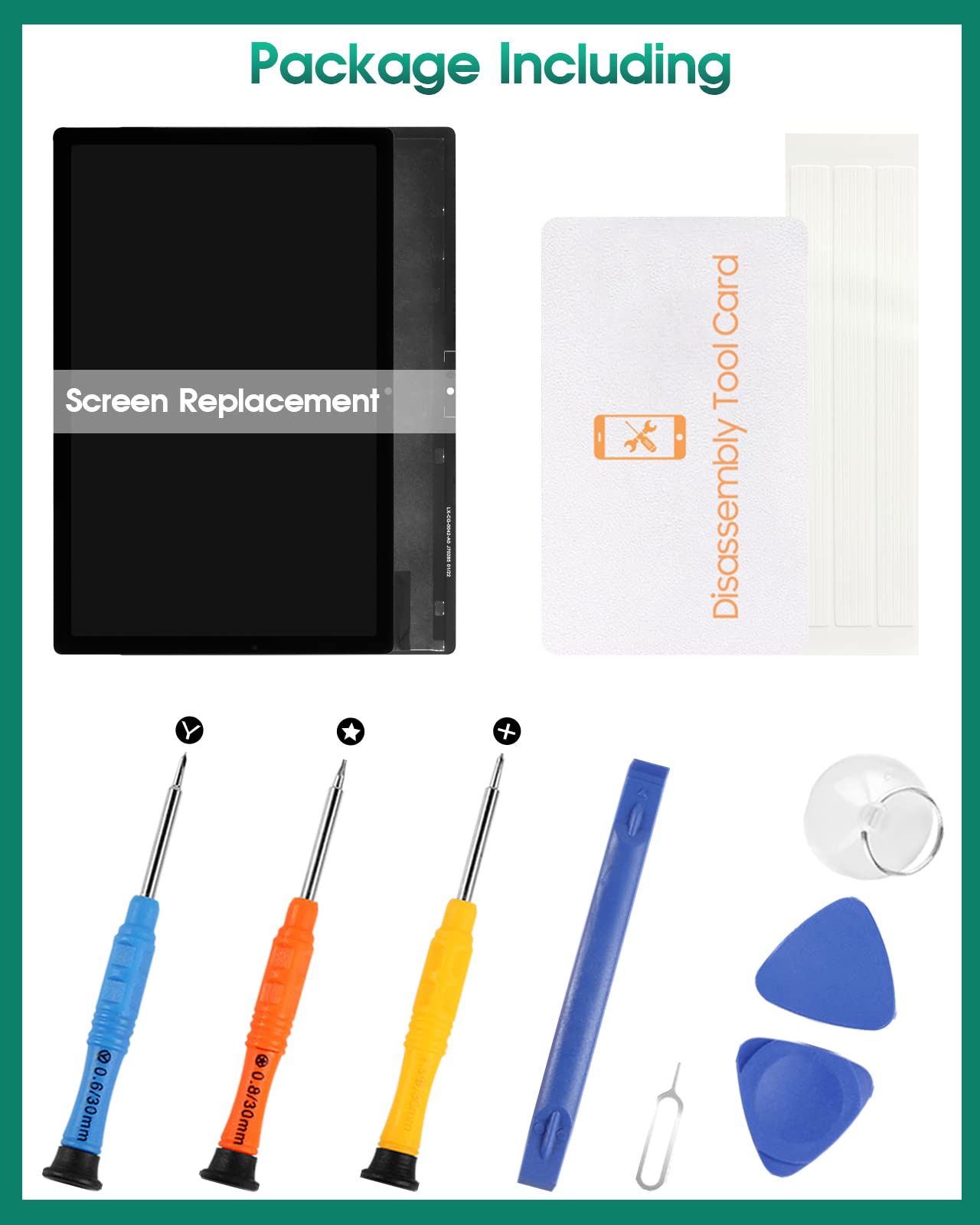 Écran LCD de Remplacement pour Samsung Galaxy Tab A8 10.5 2021 SM-X200 SM-X205 avec Tactile Digitizer