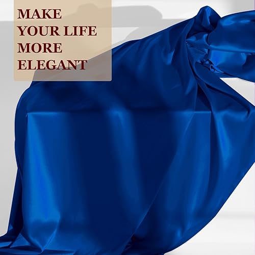 Miniatura 8 de Tela de satén burdeos de 60 pulgadas por 1 yarda, telas Charmeuse sedosas sólidas para decoración de bodas, cubierta de mesa, vestido de bricolaje,