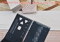 Vista 4 de Japan Teeth - Hoja de sierra oscilante precisa para herramienta oscilante, multiherramienta, paquete de 10