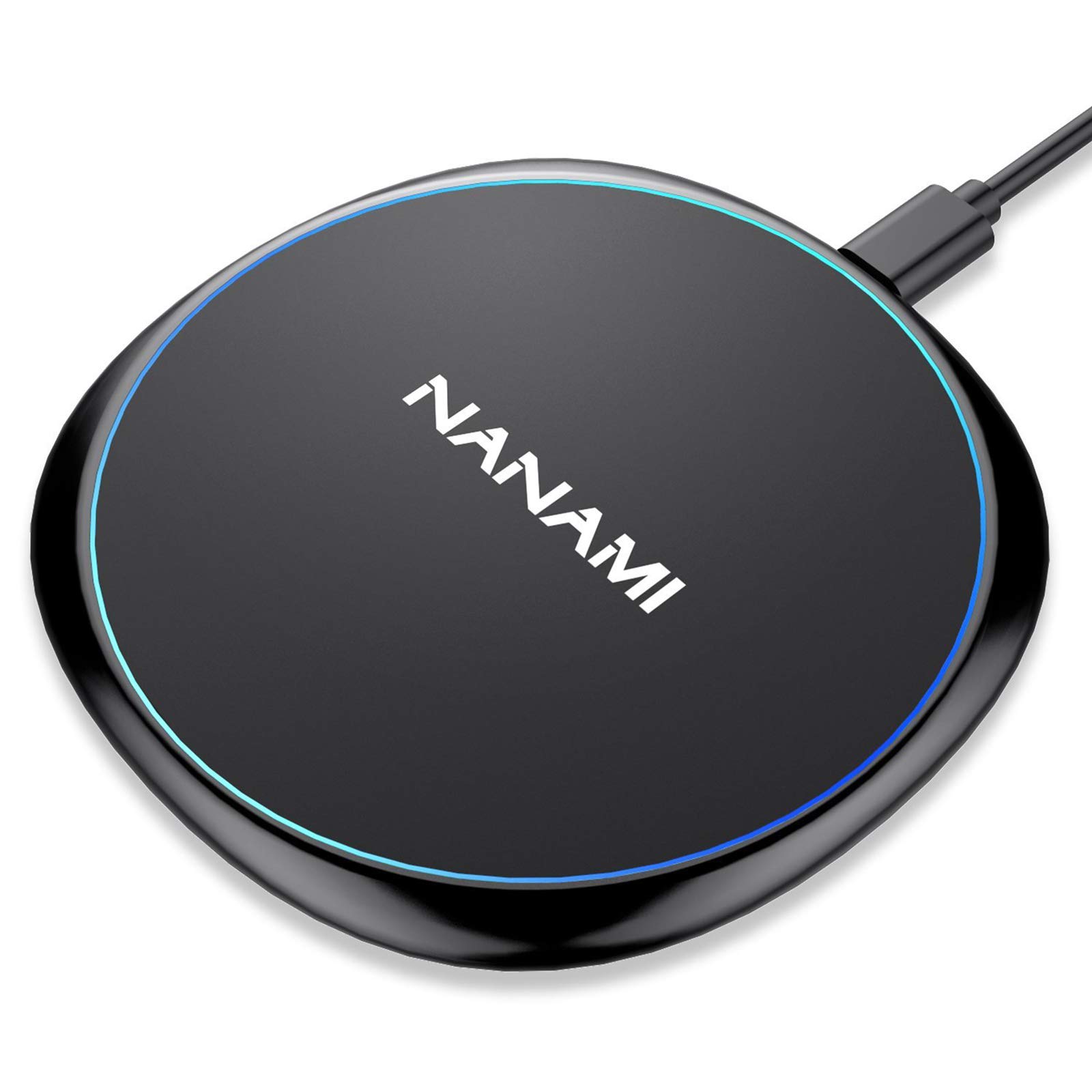 NANAMI Wireless Charger for iPhone and Samsung - Wireless Charging Pad Qi-Certified 10W Max for iPhone 17 16 15 14 13 12 SE2 11 Xs XR X New Airpods and Galaxy S25 Ultra S25+ S24 FE S23 S22 S21 S20 S10NANAMI Wireless Charger for iPhone and Samsung -…