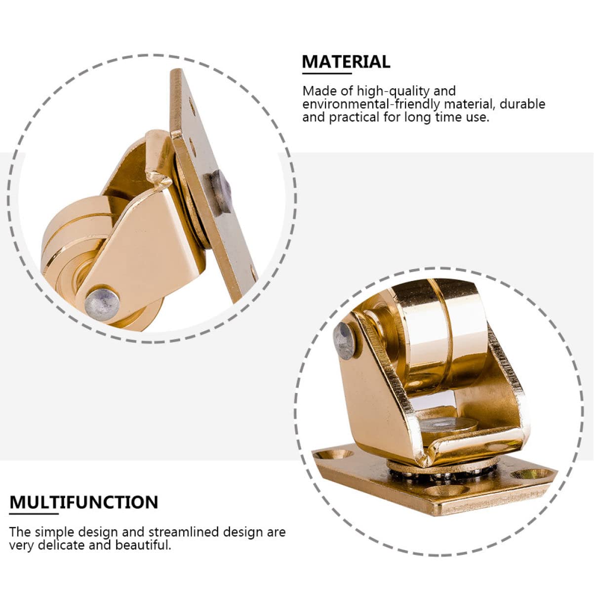 Vaguelly 1 Pz Ruote Girevoli per Pianoforte Set Accessori per Gambe per Pianoforte Ruotano di 360 Gradi Accessorio per Rotelle Pesante