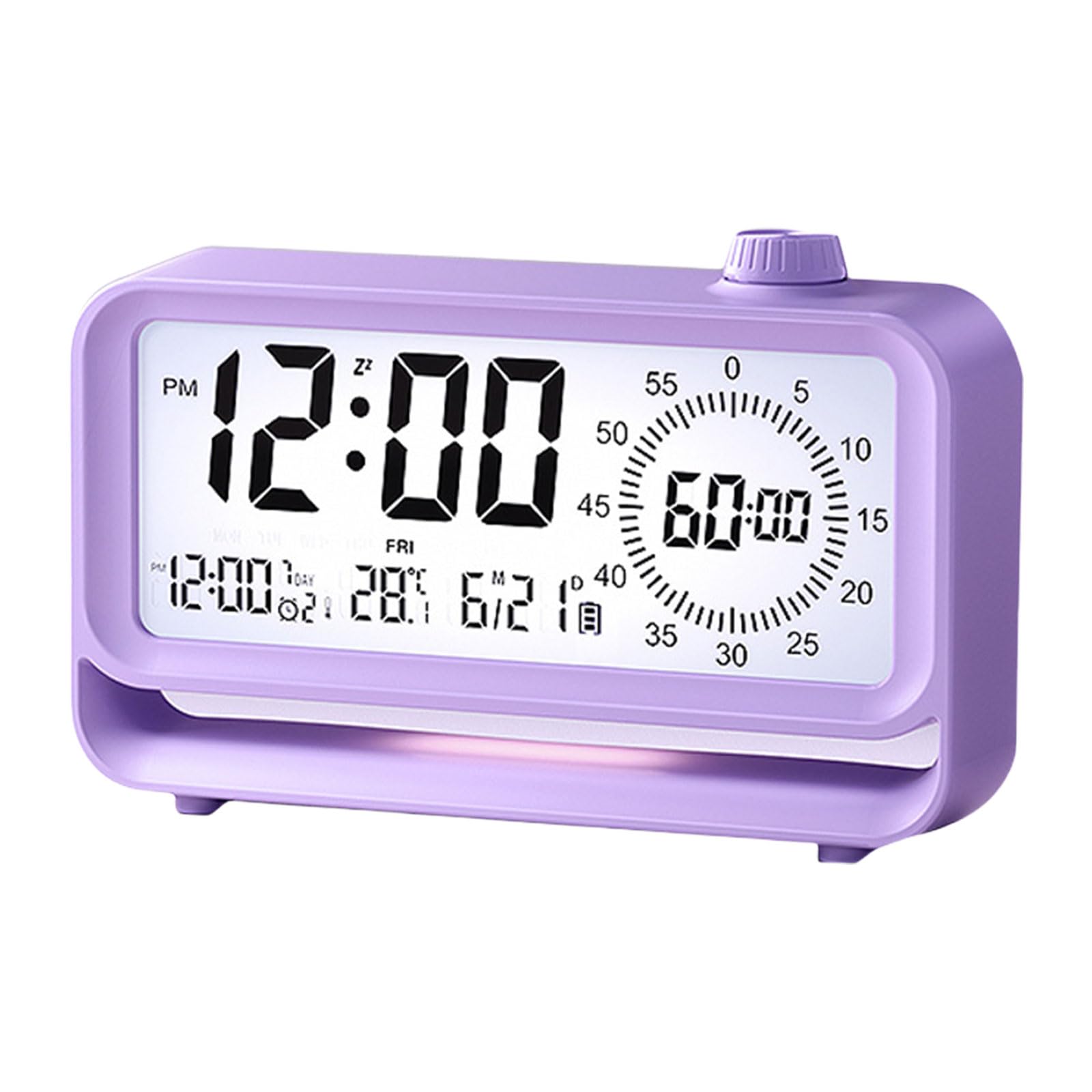 Minuteurs visuels de 60 minutes et réveil pour enfants avec alarme à volume réglable