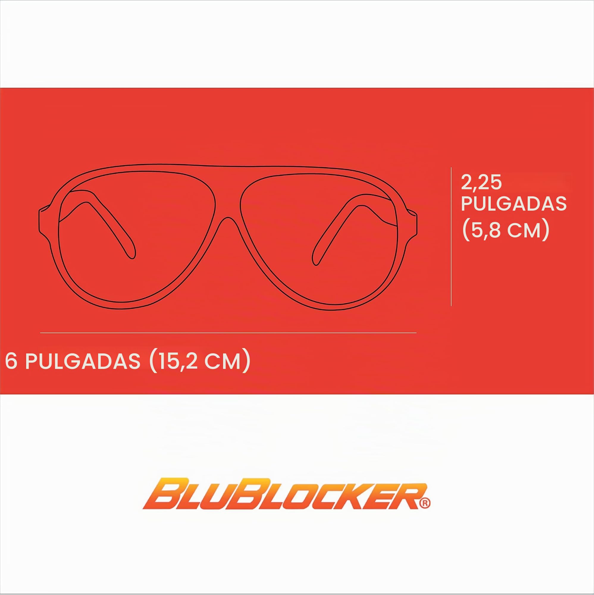 BluBlocker Gafas de sol de aviador polarizadas Negro