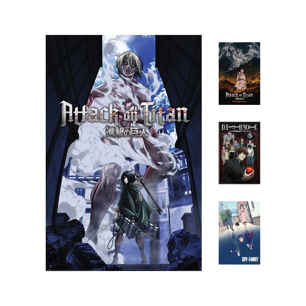 Pyramid ATTACK ON TITAN S3 FEMALE TITAN APPROACHES Poster - 61 x 91.5 cm