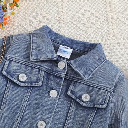 2024 Winter Letter Printed Dnimw Jacket Coat Boys Girls Fall Long Sleeve Letter Embroidered Denim Jacket 2025 New3