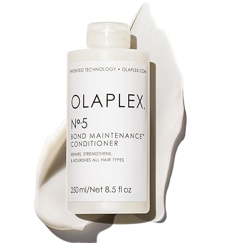 Olaplex Nº.5 Bond Maintenance™ Hair Strengthening Conditioner: Repairs Damage & Defend Against Future Breakage | Reduce Frizz | For Coily, Curly, Straight, and Wavy, 250 mL / 8.5 Fl. Oz.