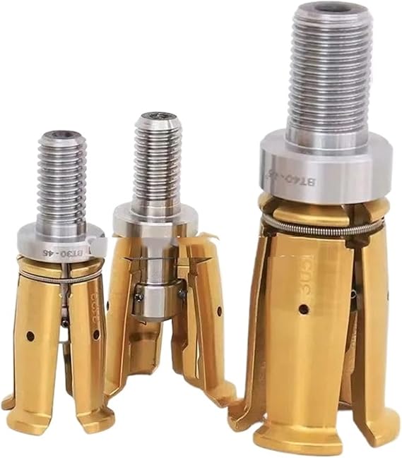 Spindle Pull Claws BT30/BT40 Pull Claw 4 Petal Clamp CNC Spindle 45 Degree High Precision External Thread Plating for Milling Machine(12)
