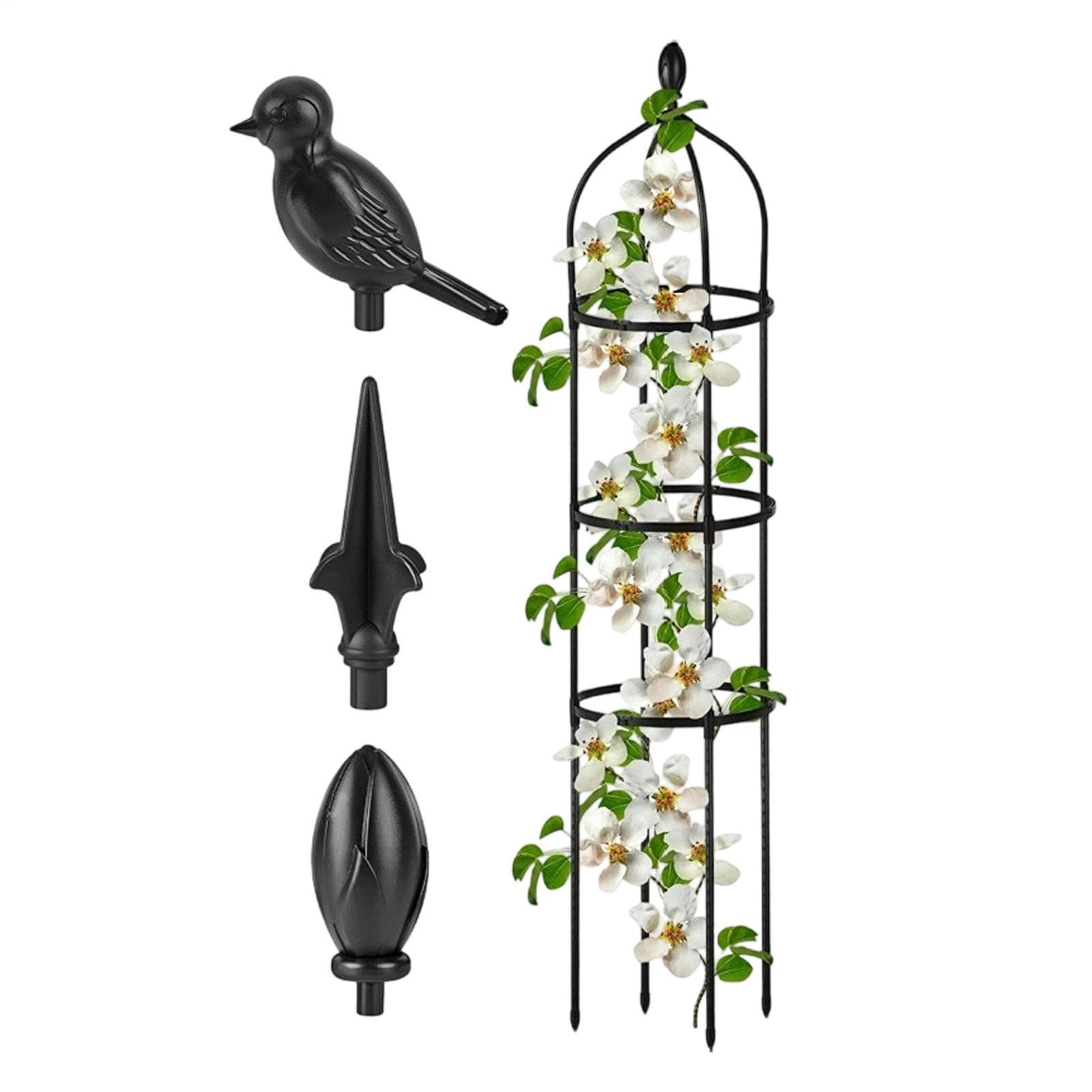 Estructura de jardín decorativa de hierro con forja elegante