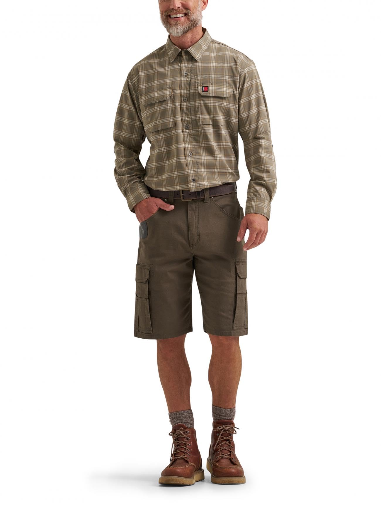 Wrangler Herren Long Sleeve Technical All Season Shirt Langärmeliges Funktionsshirt für alle Jahreszeiten (1er Pack)