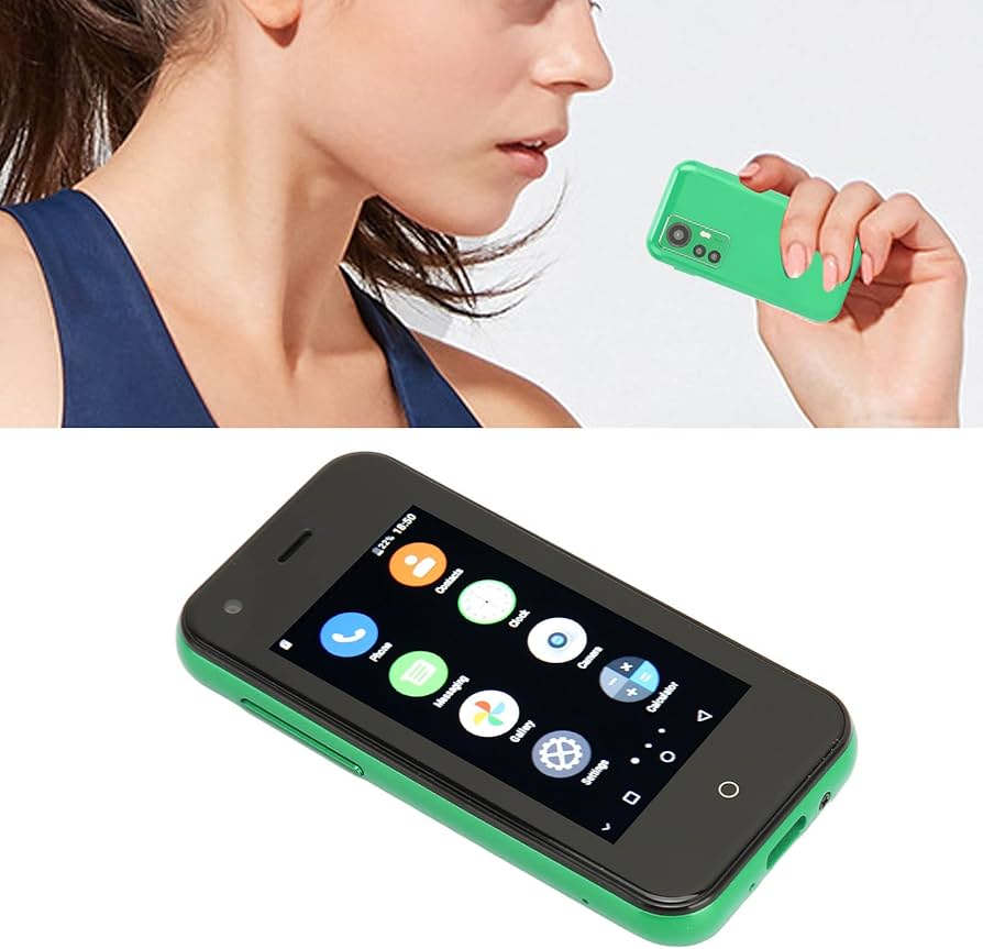 Soyes D18 ミニケータイ 3G ミニスマホ MTK6580 CPU クアッドコア 学生向け (フレッシュグリーン)