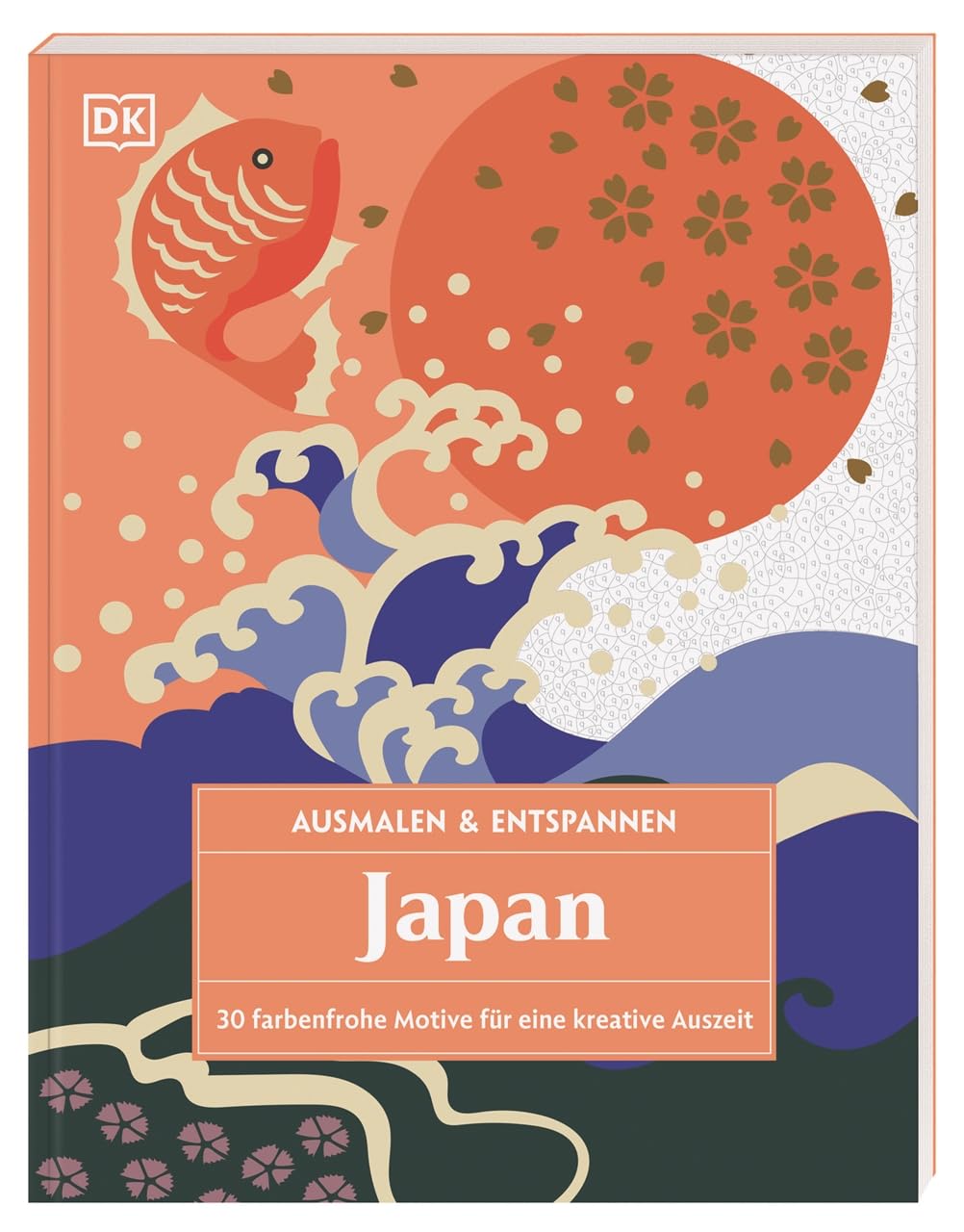 Ausmalen & Entspannen: Japan – Großformatiges Malbuch für Erwachsene