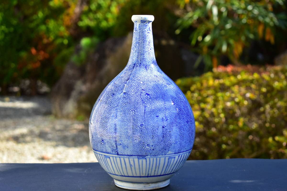 伊万里染付微塵唐草徳利 C-10 古伊万里 KOIMARI 染付 微塵唐草文 覗き猪口 | imarimaru