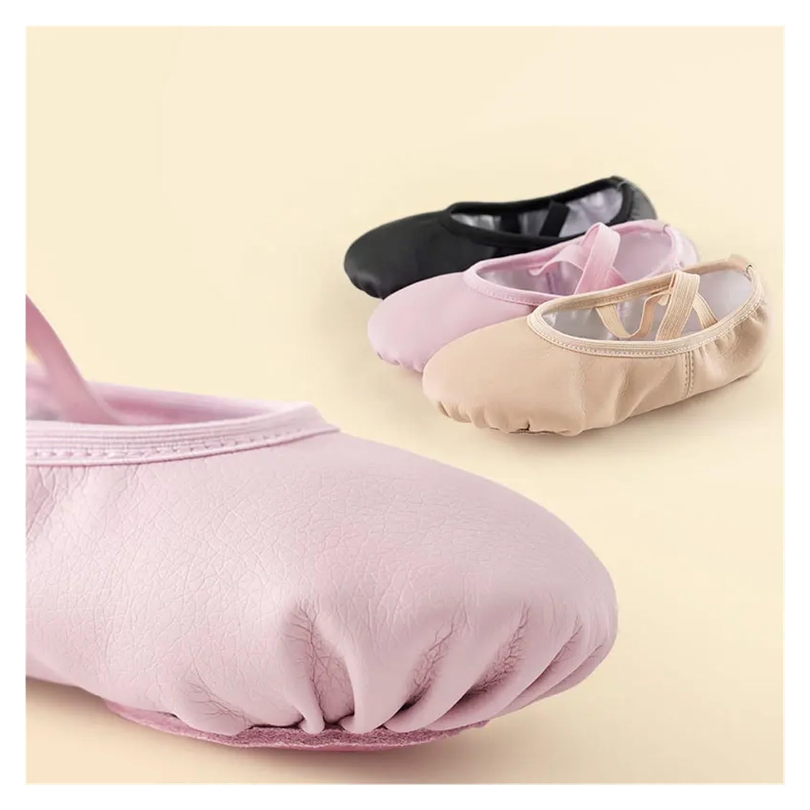 Zapatillas De Ballet Zapatillas de ballet for niñas, zapatos baile for, bailarinas cuero, suela, zapatillas gimnasia para danza