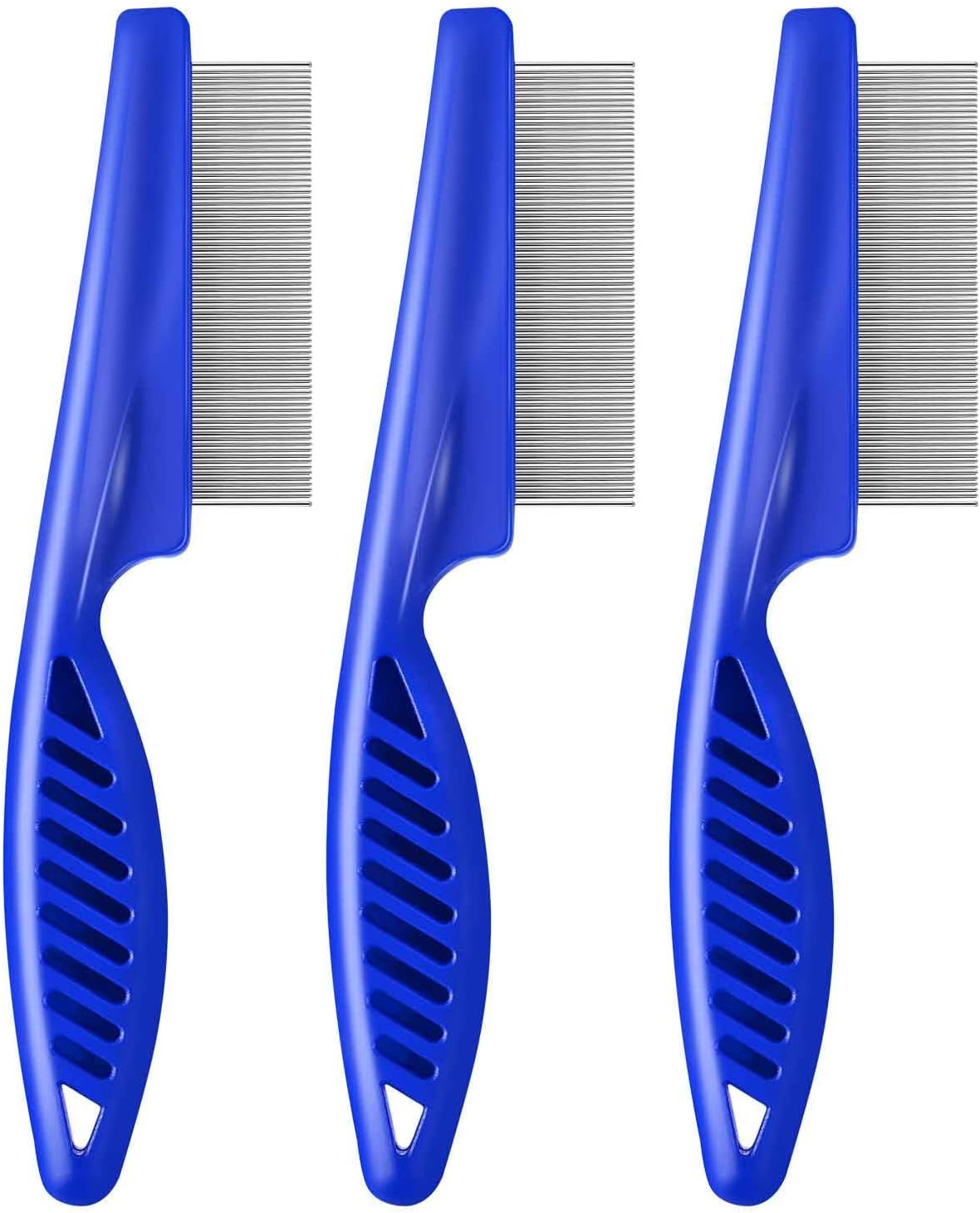 Brillirare 4 Pack Flea Lice Comb, Stainless Steel Dog Cat