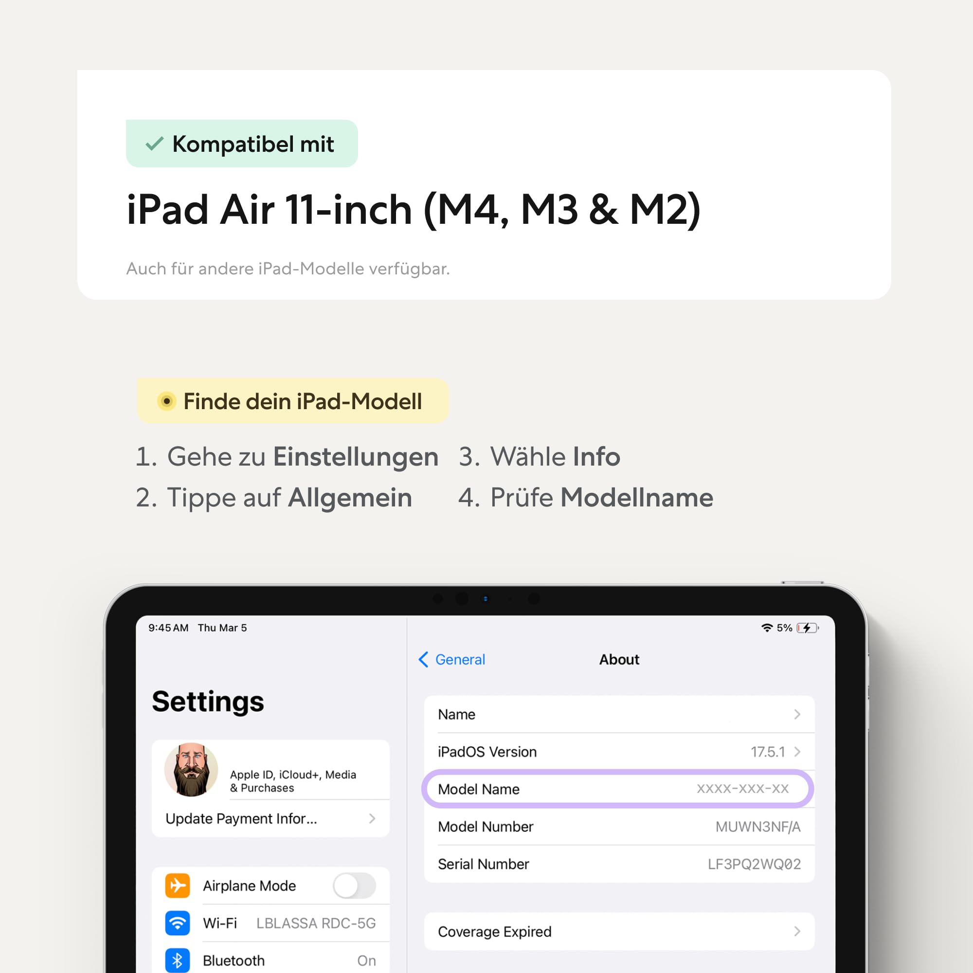 Paperlike® 3 Folie für iPad Air 11" (M4,M3,M2) | Das originale Papiergefühl, entwickelt für stress- und blasenfreie Installation (Butterfly), schützt die Pencil-Spitze