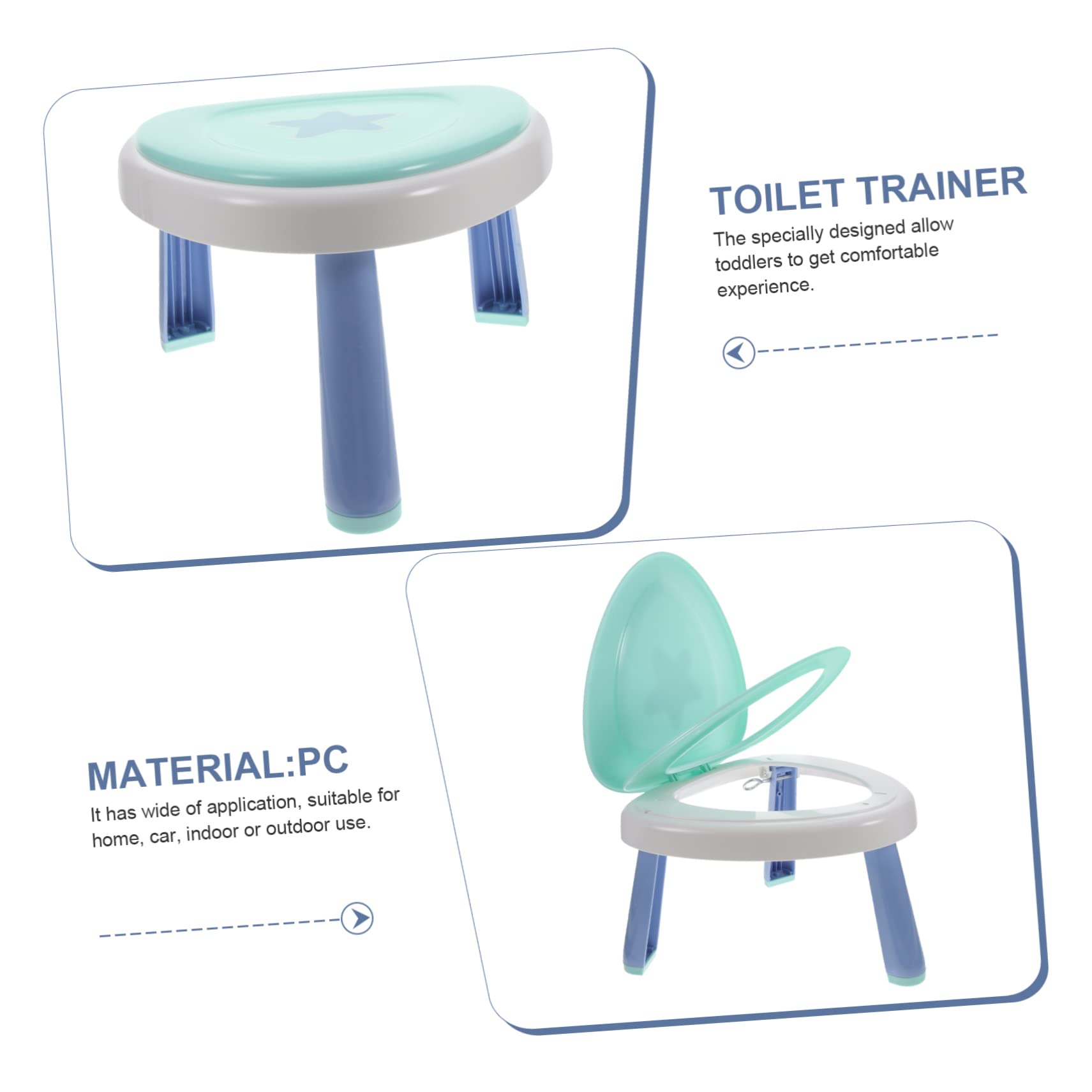 Orinal Plegable Portátil para Inodoro Infantil Resistente y Antideslizante Fácil de Transportar para Viaje Uso Coche y Exteriores con Diseño y Estructura