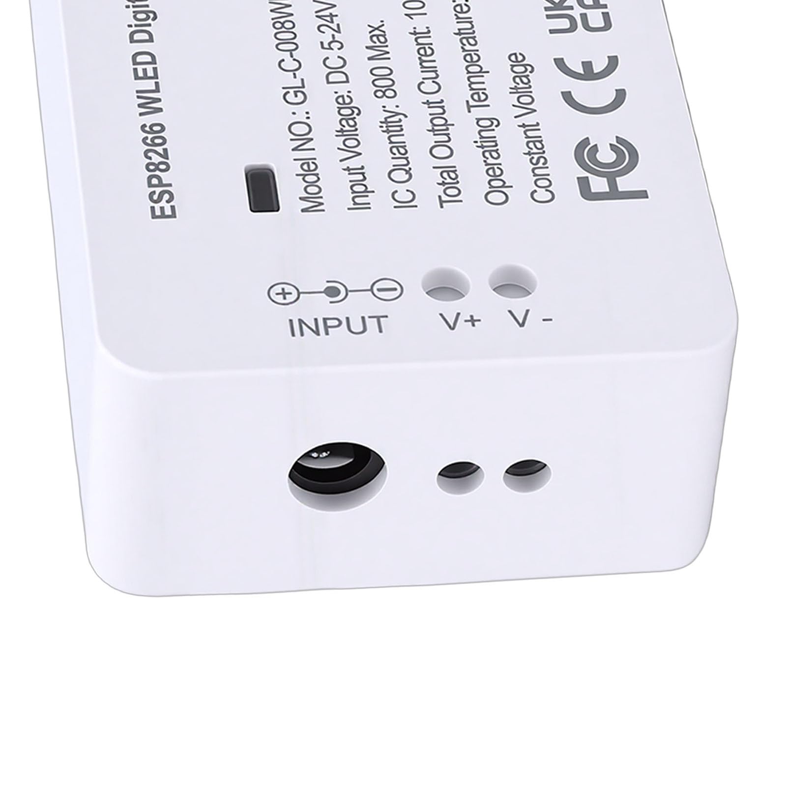 SEAFRONT LED-Controller WiFi APP-Steuerung Adressierbarer LED-Streifen-Controller mit Mikrofonunterstützung für WLED-Firmware WS2812 SK6812