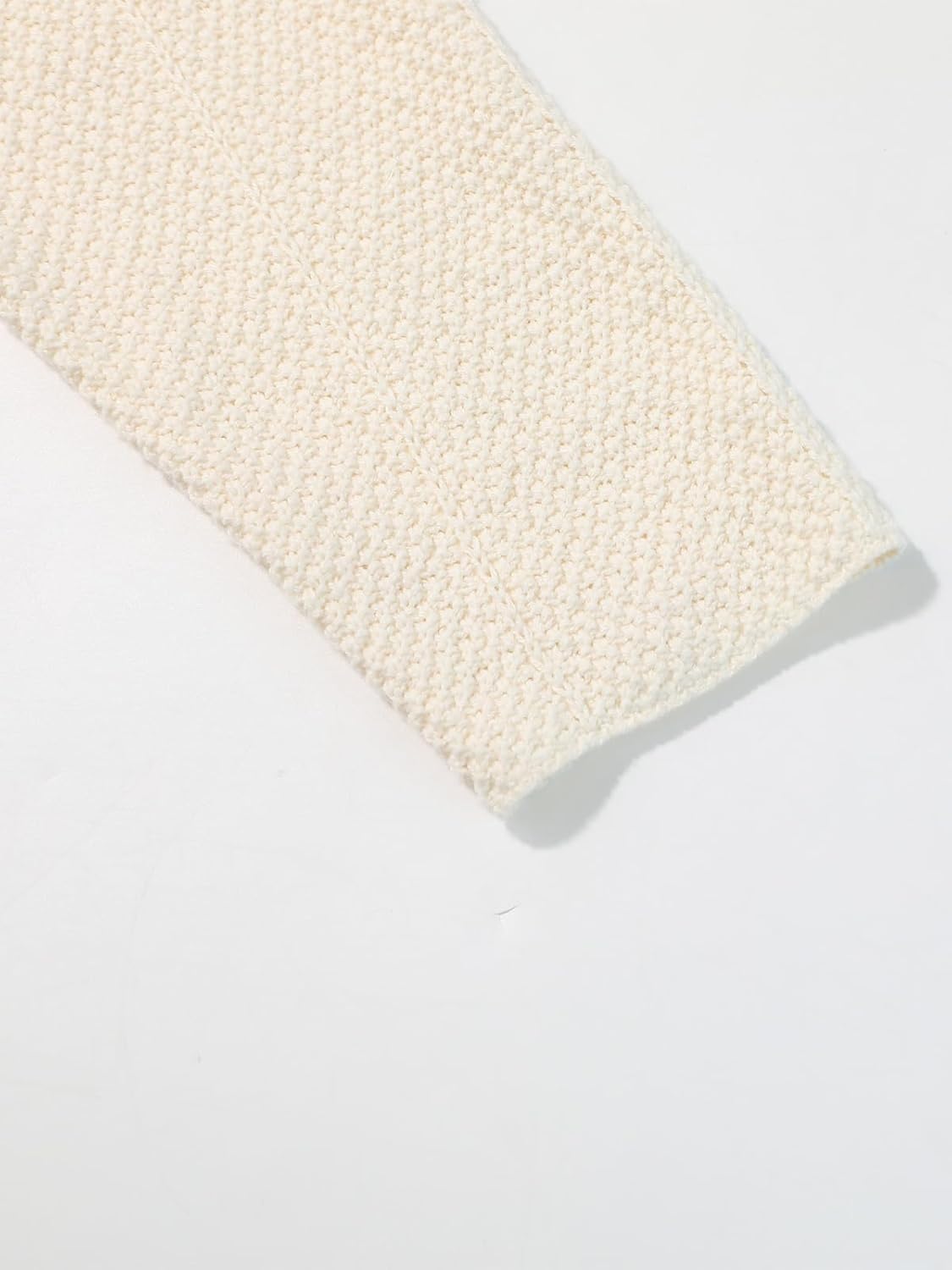 2026 Premium Girls Cable Knit Zip Up Cardigan with Hood, Letter Patched Long Sleeve Sweatshirt - Image 5