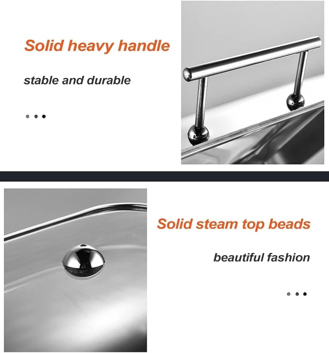 Scaldavivande Elettrico, 9 Litri, in Acciaio Inox, con Coperchio in Vetro Trasparente, Ideale per Buffet, Feste, Hotel e cucine.,B