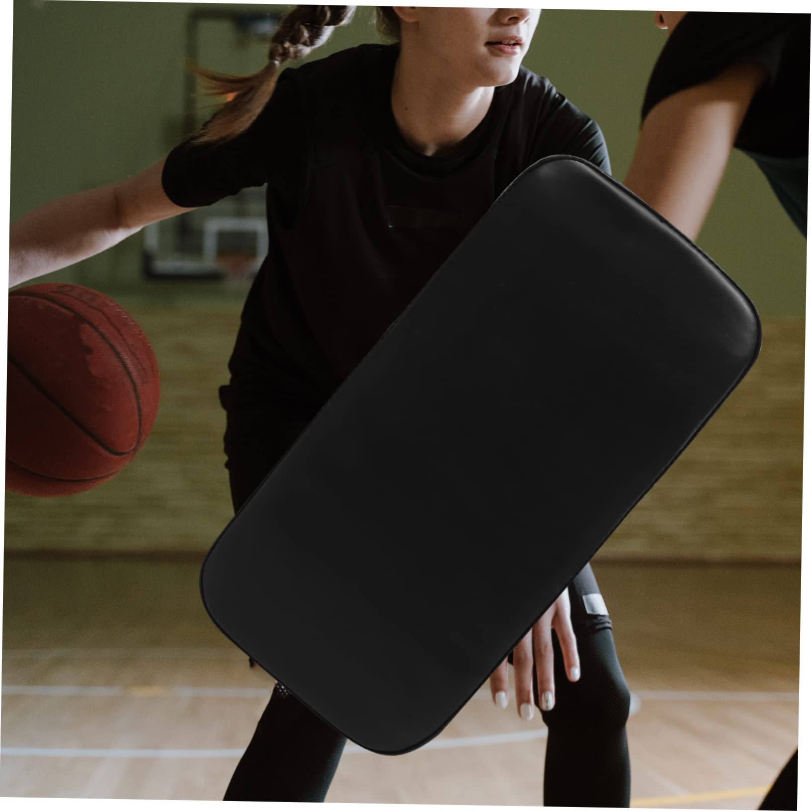 Sosoport Cuscino Blocco Basket in PU Leather e Schiuma per Allenamento Professionale