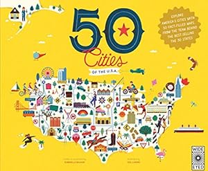 Book cover 50 Cities of the U.S.A.: Explore America's cities with 50 fact-filled maps (Volume 4) (Americana, 4)