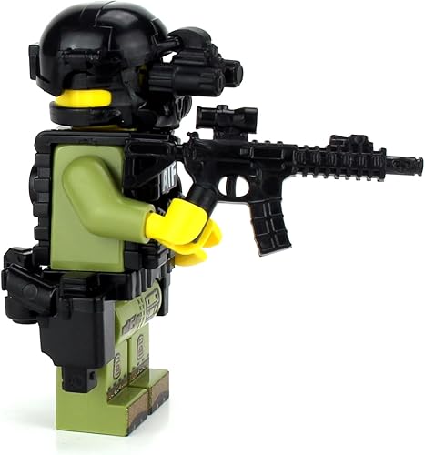 Miniatura 7 de Battle Brick Coleccionable ATF Special Response Team SRT Officer Custom Collectible Minifigure