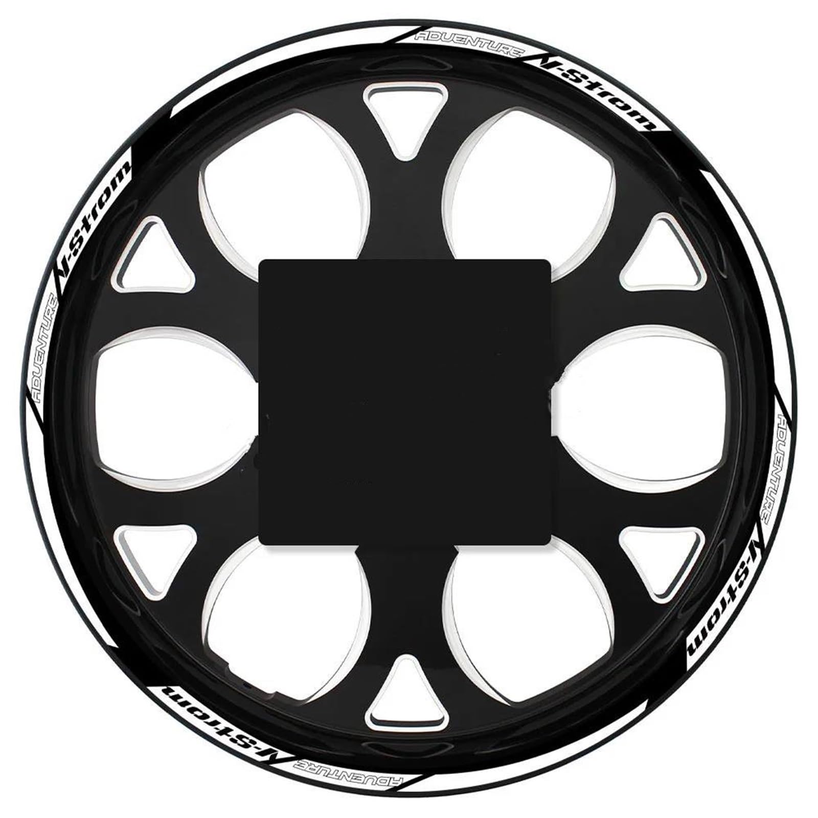 Trottinette Sportive Autocollant De Roue Réfléchissant, Autocollant De Jante, Bande De Moyeu, Accessoires 19 "17" pour Vstrom V-Strom DL650 Dl1000 1050 XT 250 SX(Style 5)