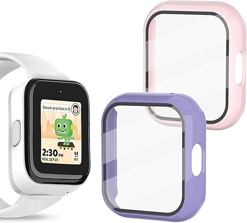 Miniatura 1 de OWKEY T-Mobile Sync UP - Protector de pantalla para reloj infantil, 2 unidades mejoradas de policarbonato duro y vidrio templado T-Mobile Sync UP