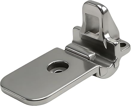 Stainless Steel Dryer Door Hinge Heavy Duty Clothes Dryer Door Hinge Latch Compatible with LG Kenmore Elite Replace# MEF62782201