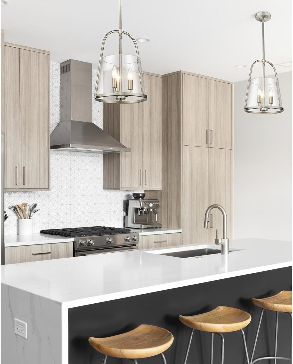 Z-Lite 3041P12-BN Archis Pendant, 3-Light 180 Total Watts, Brushed Nickel